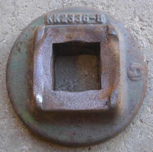 KK2336B OEM John Deere 1-Inch Square Axle Disc Harrow Gang End Washer - $23.75