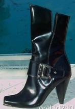 Donald Pliner Couture Polished Calf Leather Boot Shoe New 6 6.5 Peace NI... - $198.00