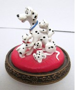 DISNEY &quot;DALMATIONS&quot; Dogs CERAMIC FIGURINE Sculpture Art 3&quot; T X 3.5&quot;D - £23.66 GBP