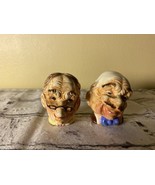 vintage toby salt and pepper shakers granny papaw Grandmother Grandfathe... - $18.00