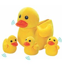 Etna Plush Duck &amp; Ducklings Set with Sounds  4 Piece Soft Duck Stuffed Animals  - £19.63 GBP