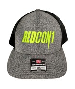 Redcon1 Snapback Trucker Low-Pro MD/LG Gray Embroidered Hat Cap by Richa... - $32.66