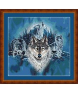 BLUE MOON WOLVES - pdf x stitch chart Original Artwork © Steven Michael Gardner - £9.43 GBP