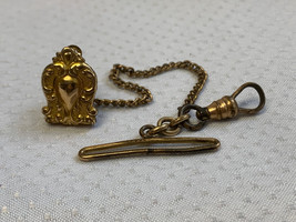  F&amp;C Co. Pocket Watch Fob Metal Lobster Claw Curb Chain Timepiece Access... - $59.95