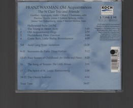 Franz Waxman: Old Aquaintances / CD / St. Clair Trio &amp; Friends / 2000 - £14.86 GBP