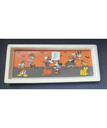 Disney Mickey Minnie Mouse Pluto Goofy Donald Halloween Serving Tray New... - £19.51 GBP