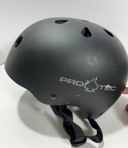 Pro-Tec Classic Skate Helmet Size Medium Matte Black Pre-Owned 56-58cm - £15.31 GBP