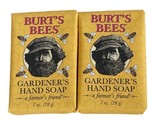Two Bars Burt’s Bees Gardener’s Hand Soap 1 oz. Travel Size Sealed - £14.86 GBP