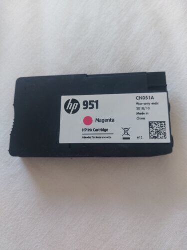 Primary image for Genuine HP 951 Magenta Ink Cartridge 10/2018 CN051AN NEW Open Box