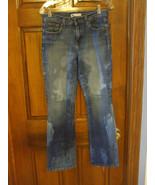 Levi&#39;s 515 Bootcut Acid Washed Distressed Jeans - Size 6 Med - £15.33 GBP