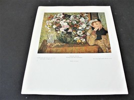 Edgar Degas–Women and Chrysanthemums -Printed in France-1950’s Repro. Print. - £8.81 GBP