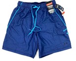 Speedo Men&#39;s Performance Marina 9&quot; Swim Trunks in Heather Blue-Size Small - $24.94