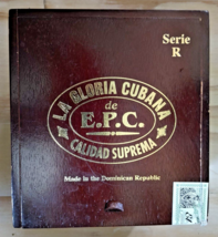 Gloria Cubana de E.P.C. Calidad Suprema Wooden Cigar Box 6 5/8 x 6 x 4 1/2 - $12.55