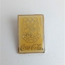 Vintage Coca-Cola Guinea With Coat Of Arms Shield Olympic Lapel Hat Pin - $8.25