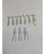 Lot Of 10 Mother Of Pearl Miniature Spoons/Forks - $27.59 CAD