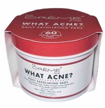 The Crème Shop What Acne? Daily Exfoliating 60 Pads Glycolic Acid (New/S... - £10.07 GBP