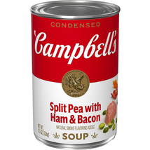 Condensed Split Pea Soup with Ham and Bacon, Natural Smoke Flavoring Add... - $3.14+