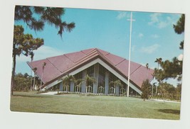 Postcard FL Florida St Petersburg New Pasadena Community Church Chrome Unused - £3.87 GBP