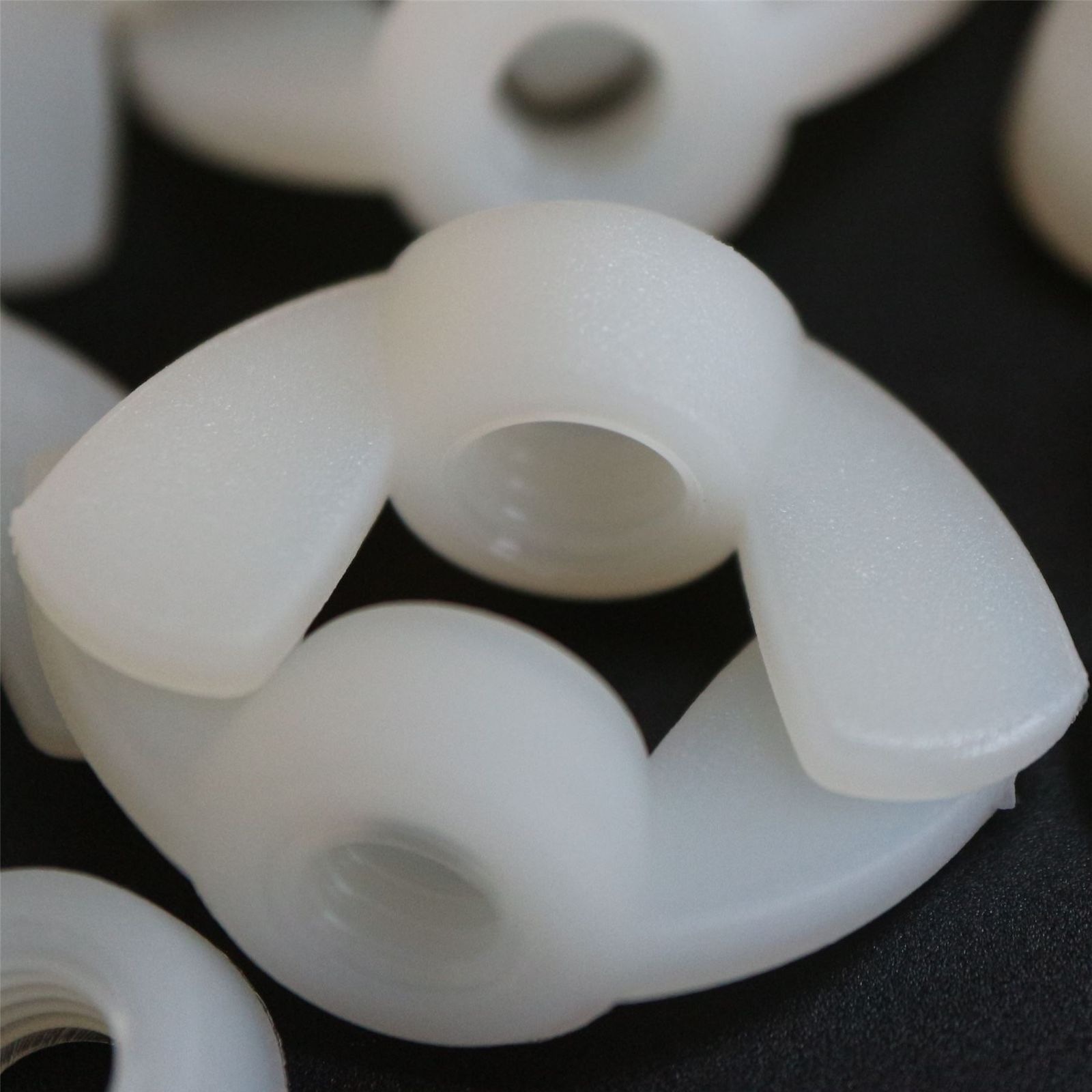 20 x Nylon Colour M6 Butterfly Nuts, Acrylic Plastic Wingnuts - $14.35