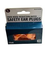 SE 29DB Noise Reduction Rated Safety Ear Plugs 10 Pairs - £15.44 GBP
