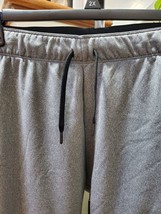 Nike Womens Therma Fleece Training Pants Dri Fit Gray Drawstring Size XL - £21.86 GBP