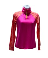 90 DEGREE Activewear Top Girls Pink Color-block Stretch LS  Pullover Siz... - $273.50 MXN