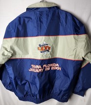 Jeff Hamilton Pro Sport XL Super Bowl XXXV Tampa Florida 2001 Windbreaker Jacket - £39.81 GBP