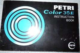 Vintage Petra Color 35E  Camera Instruction Book  - $6.99