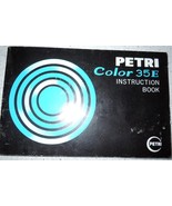 Vintage Petra Color 35E  Camera Instruction Book  - $130.74 MXN