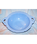 Vintage Jeannette Delphite Blue Cherry Blossom Bowl w/Handles-11 inches ... - $655.20 MXN