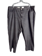 Universal Thread Boyfriend Jeans Tapered Leg Raw Hem Black Woman&#39;s Plus size 24W - £13.45 GBP