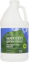 Seventh Generation Chlorine Free Bleach-Free and Clear-64oz, 6 Pack - £78.14 GBP
