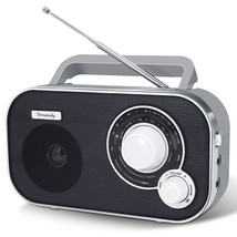 Am Fm Portable Radio Plug In Wall Or Battery Operated For Home &amp; Outdoor, Strong - £32.01 GBP