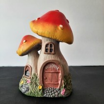 Fairy Garden Forest Mushroom Figurine 5&quot; Whimsical Garden Lawn Home Decor - £4.69 GBP