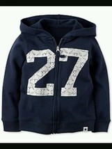 Carter's hoodie toddler girls 2t 3t 4t  navy blue 27 lace - $13.56