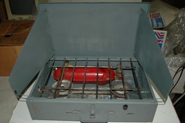 Vintage Coleman 425E Portable Camp Stove Gray Camping Off Grid Prepper - £63.94 GBP