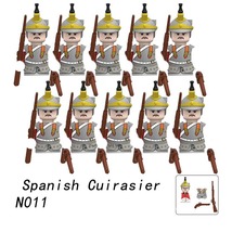 10pcs Napoleonic Military Soldiers Building Blocks WW2 Figures Kid Toy A - £15.21 GBP