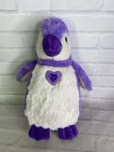The Petting Zoo Purple Penguin Plush  Stuffed Animal Toy Jewel on Chest ... - £11.65 GBP