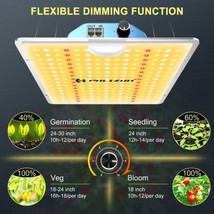 1000W Led Grow Light Full Spectrum w/Daisy Chain for Indoor Plants Veg &amp;... - £69.06 GBP