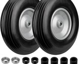 2Pack 4.00-6 Tire Flat Free Compatible with Generators Yard trailers Han... - $82.14