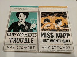 Lot of 2  A Kopp Sisters Novels Paperback By Stewart, Amy Trouble Quit 2016/18 - £9.72 GBP