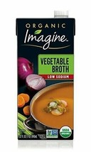 Imagine Organic Low-Sodium Vegetable Broth, 32 oz - £13.29 GBP