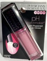 Physicians Formula Lip Gloss 7598 Light Pink pH Matchmaker pH Powered - £12.81 GBP