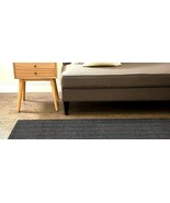Anji Mountain Shea Jute Rug, 5&#39; x 8&#39; Black with Multi-Color Hand Woven - $546.35 CAD