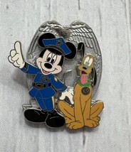 Disney Mickey Mouse Police Officer &amp; Pluto K9 Badge Pin - NO BACK - $47.99