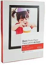 Basic Glossy Photo Paper 8.5&quot; X 11&quot; 100/Pack (19900/13607) - £29.12 GBP