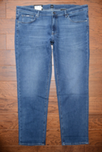 HUGO BOSS Uomo B-Maine3 Regular Fit Blu Cotone Elastico Denim Jeans W46 L34 - £54.76 GBP