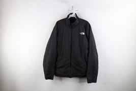 The North Face Mens Medium Distressed Spell Out Micro Puffer Full Zip Ja... - $653.80 MXN
