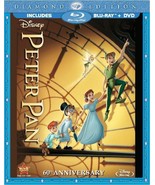 Disney&#39;s Peter Pan, Diamond Edition, 2-Disc Combo Pack (Blu-ray + DVD) - £28.06 GBP+