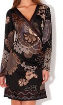 Hale Bob Long Sleeve Silk Dress Size Small, Style number 1AEX6849 - $950.34 MXN